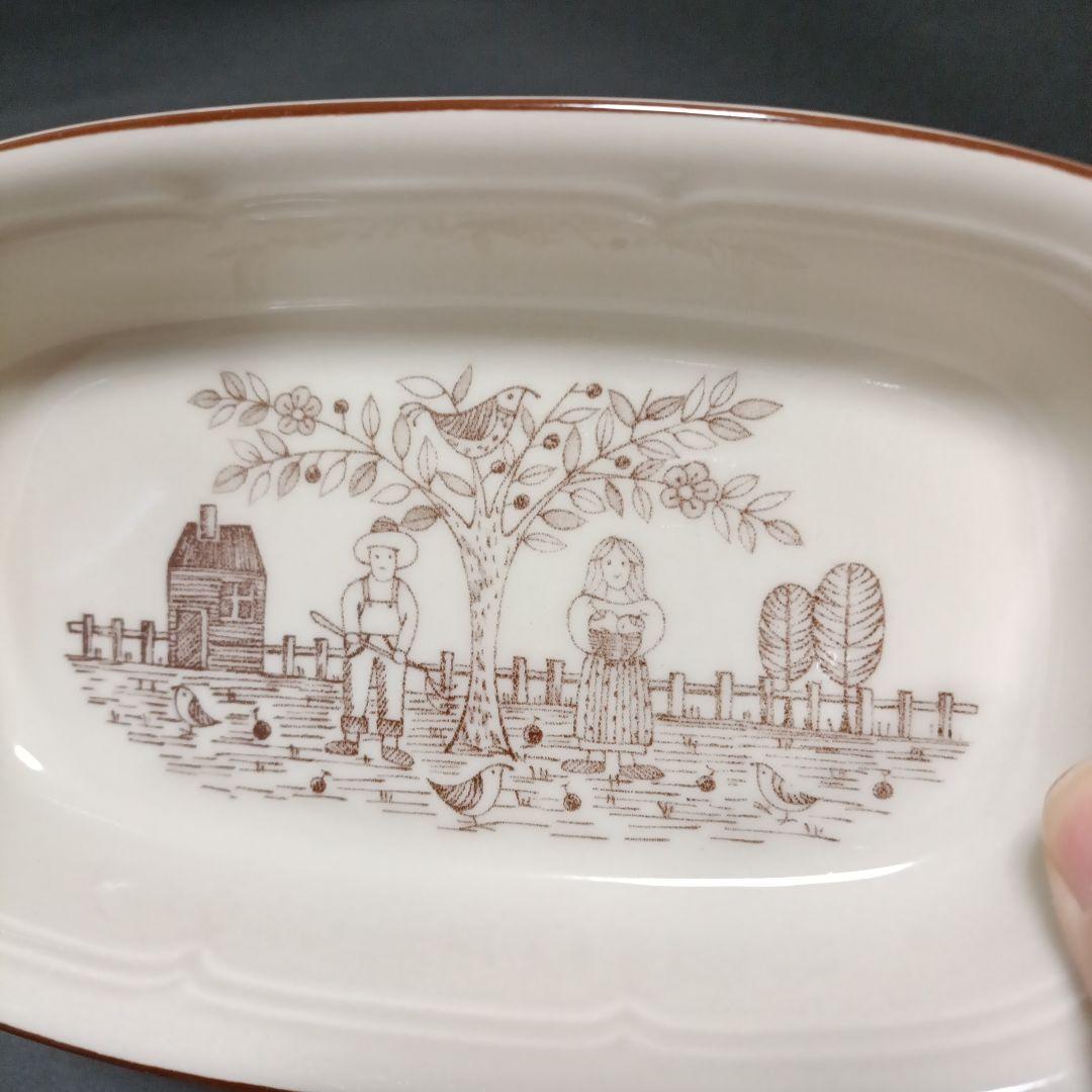 イロコイ社製ビンテージ　骨董品　［ステージコーチ•アット•ジ•イン］のプラッター