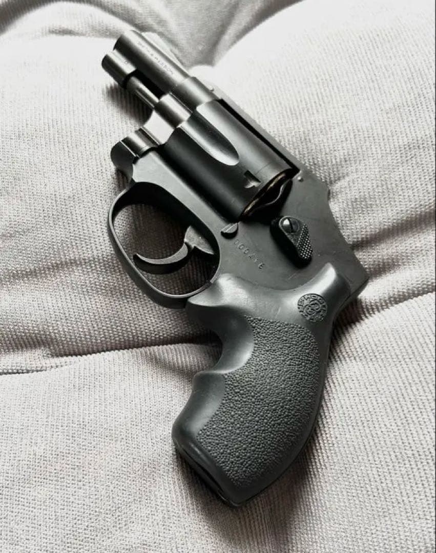 【タナカ】S&W M442J-police HW & ホーグラバーグリップ