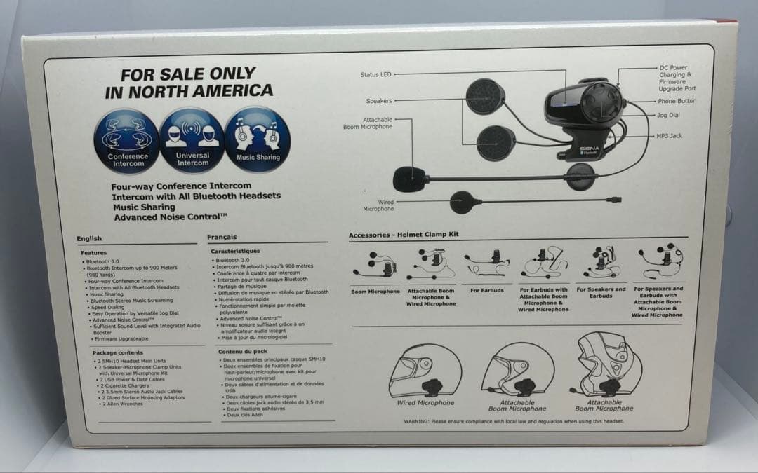 【新品 不足あり】SENA SMH10 Dual Bluetoothヘッドセット