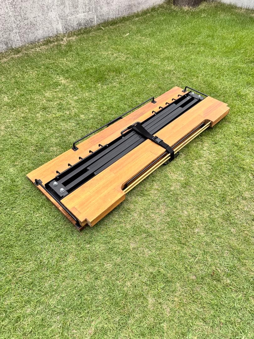 キッチンテーブル　木製折りたたみアウトドアテーブル　DIY