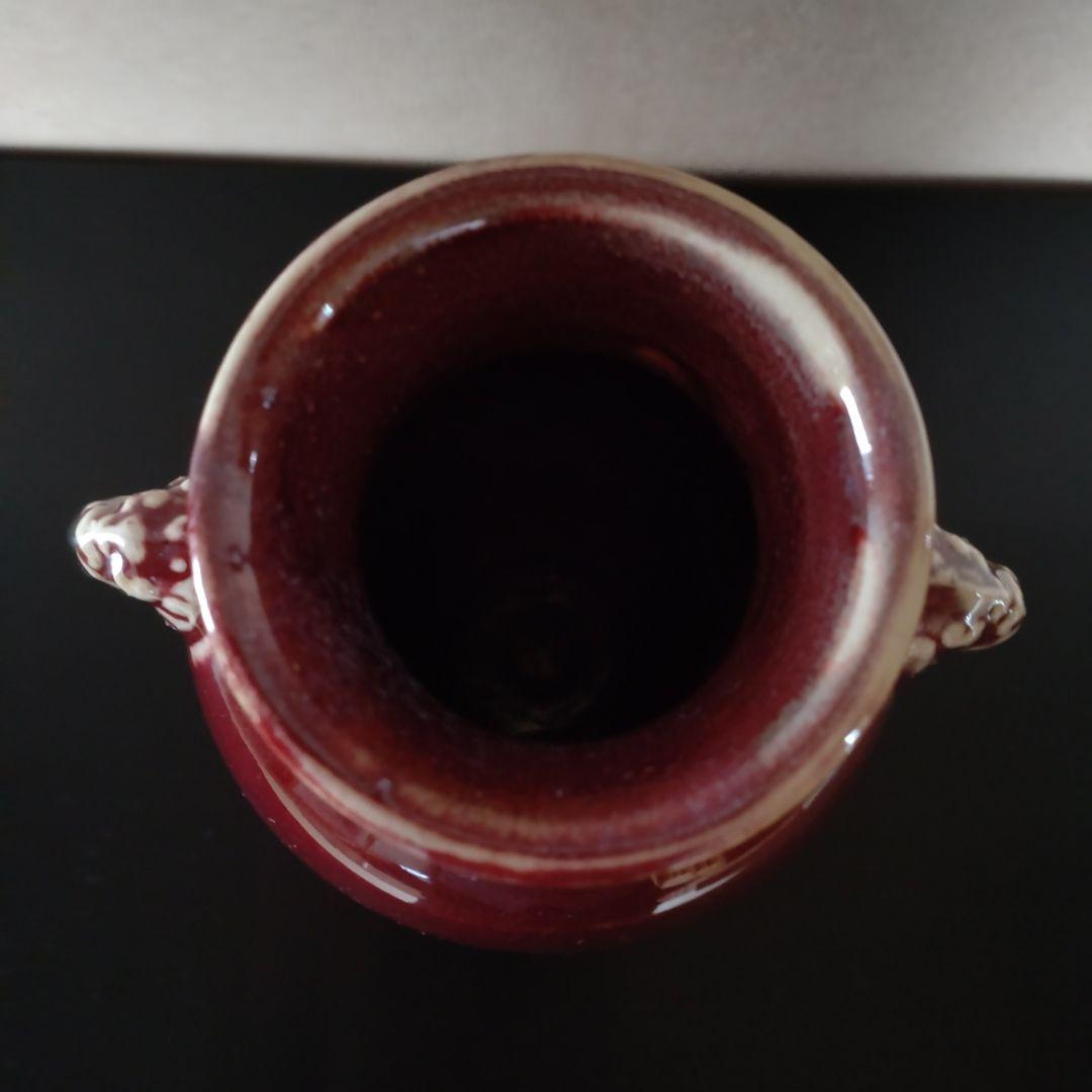 均窯花入　象耳付花入　16代永楽善五郎 　永楽即全　共箱