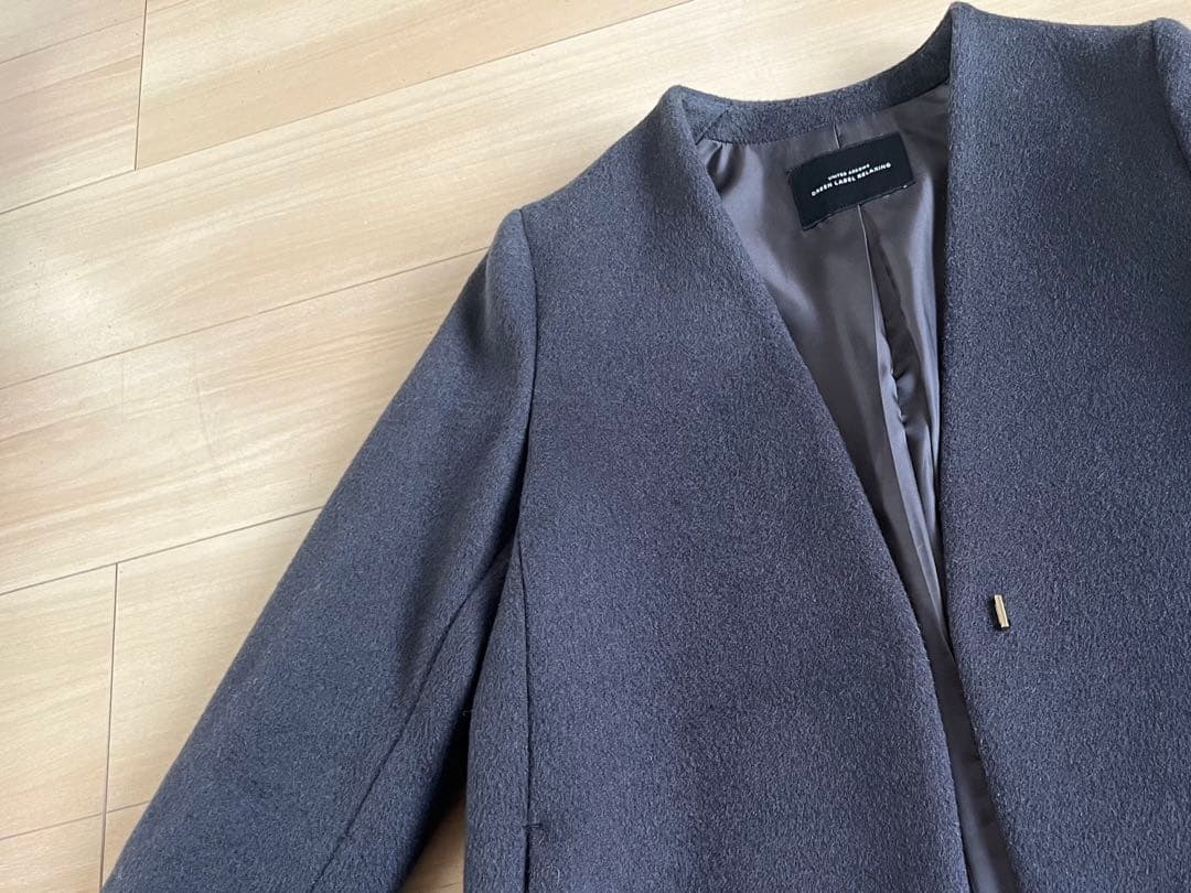 定価3万円新品同様　green label relaxing ノーラペル コート