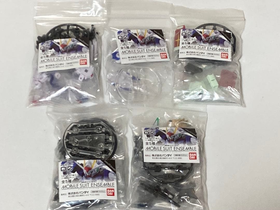 【新品 未組立】モビルスーツアンサンブル 02 全5種 セット