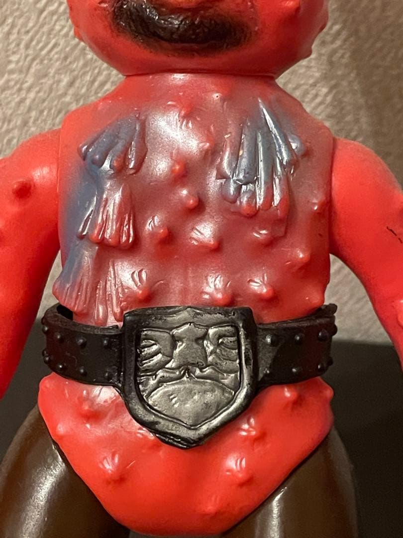 【仮面ライダー怪人】ヒトデンジャー　旧バンダイ　当時物　ソフビ