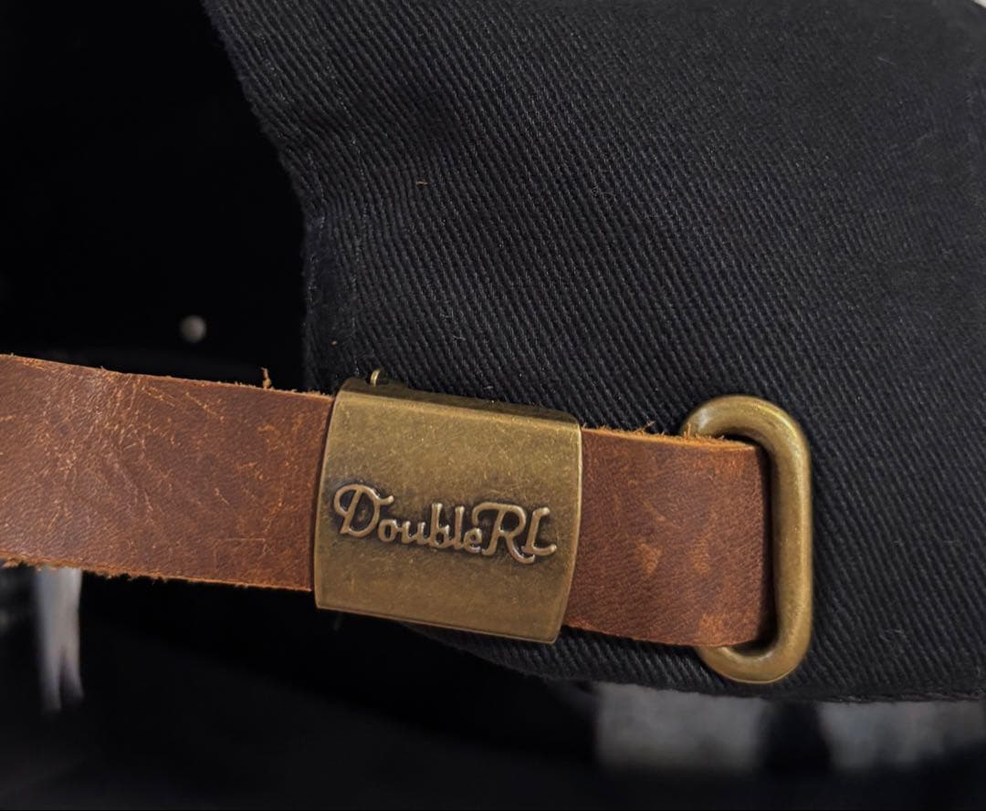 未使用 DOUBLE RL ラルフローレン RRL キャップ ブラック アメカジ