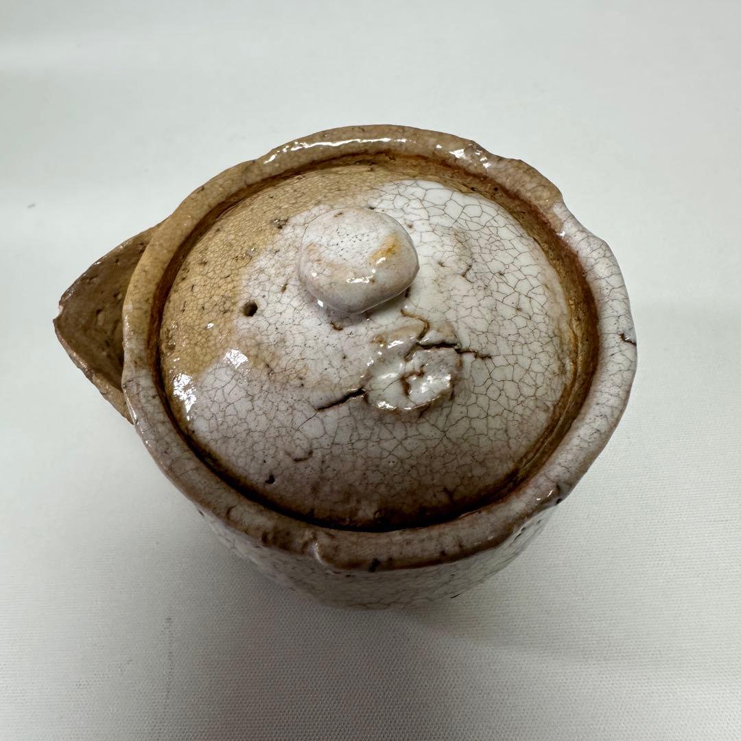 人間国宝 十代 三輪休雪（休和） 造 萩焼 煎茶器揃 宝瓶 茶器８点セット