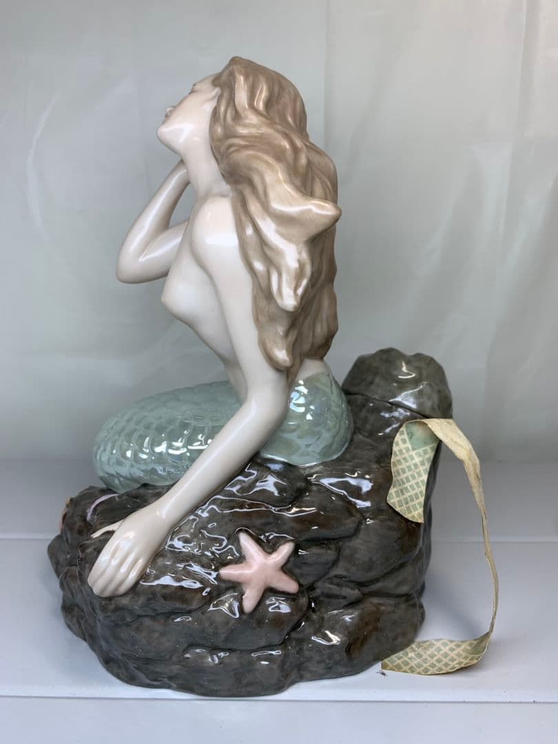 【現状品】ナポレオン ブランデー シレーナ 人魚 陶器ボトル 古酒