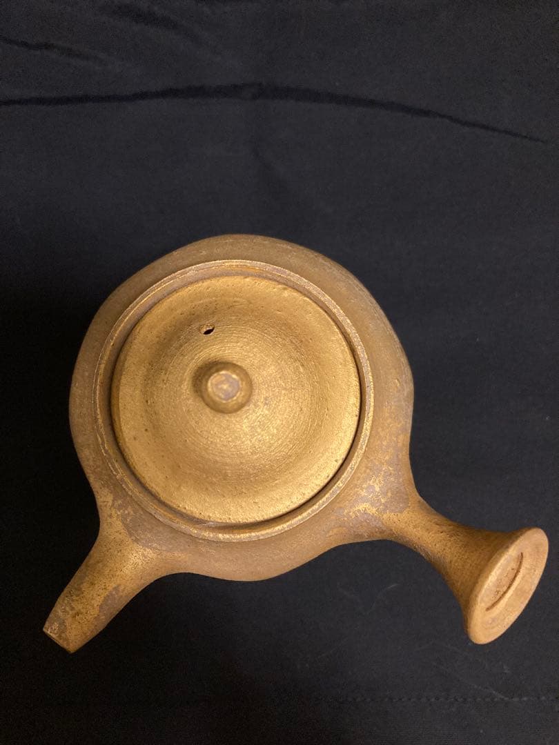 【希少】小川甚八 金彩急須 共箱 名工