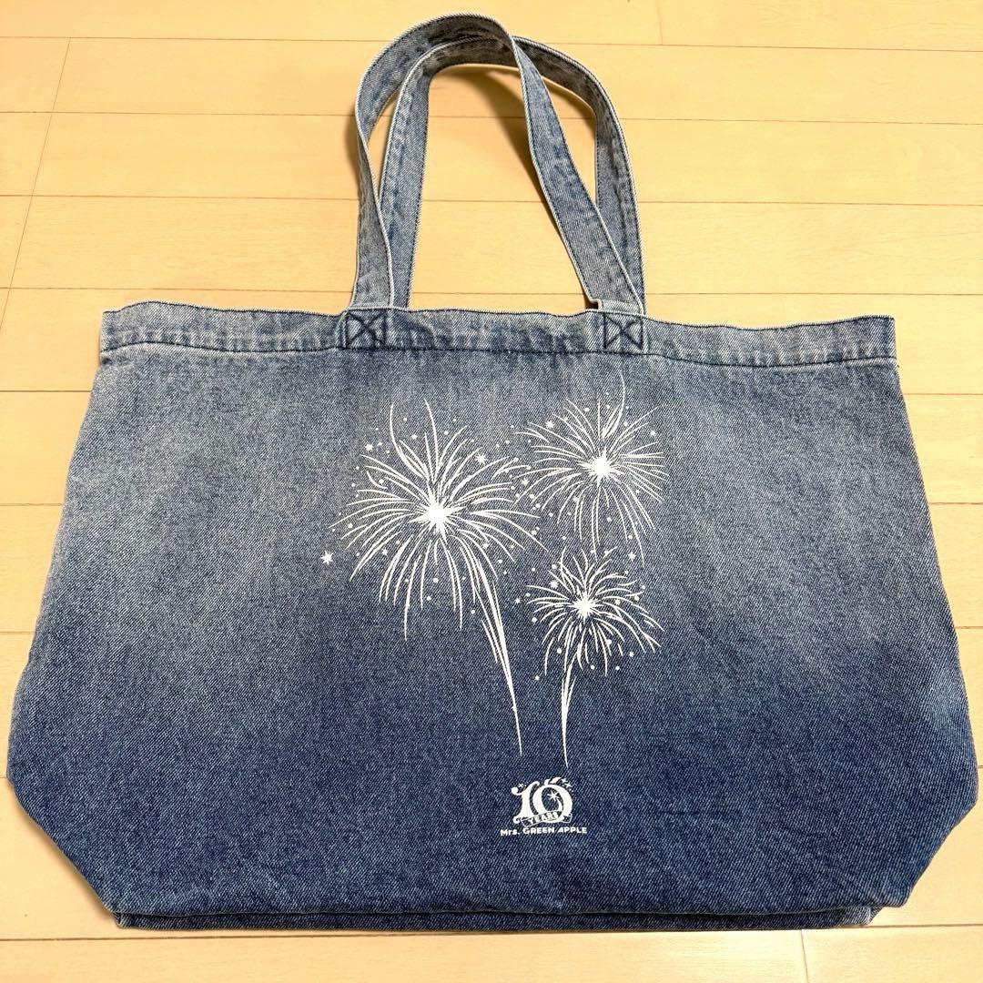 ミセスグリーンアップル　デニムバッグ　フィヨルド　　　デニムトート