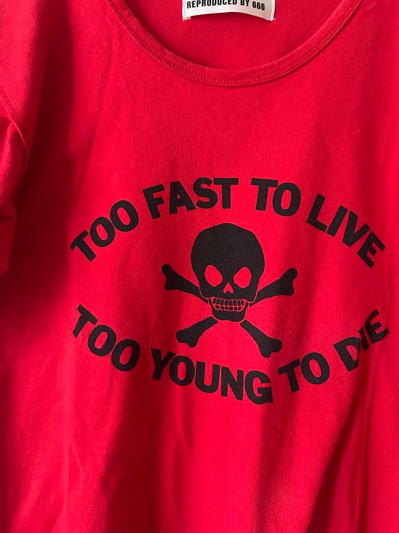 SEDITIONARIES TOO FAST TO LIVE アウトシームT