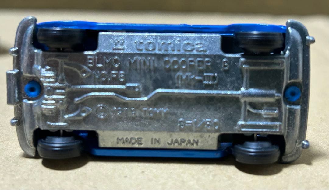 トミカ ミニクーパー クリヤマ模型 タミヤ ブルー