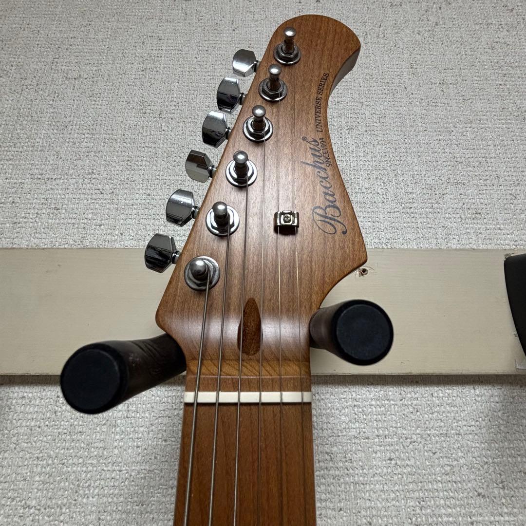 ポ*ン様 バッカス BACCHUS BST-2-RSM/M OWH エレキギター