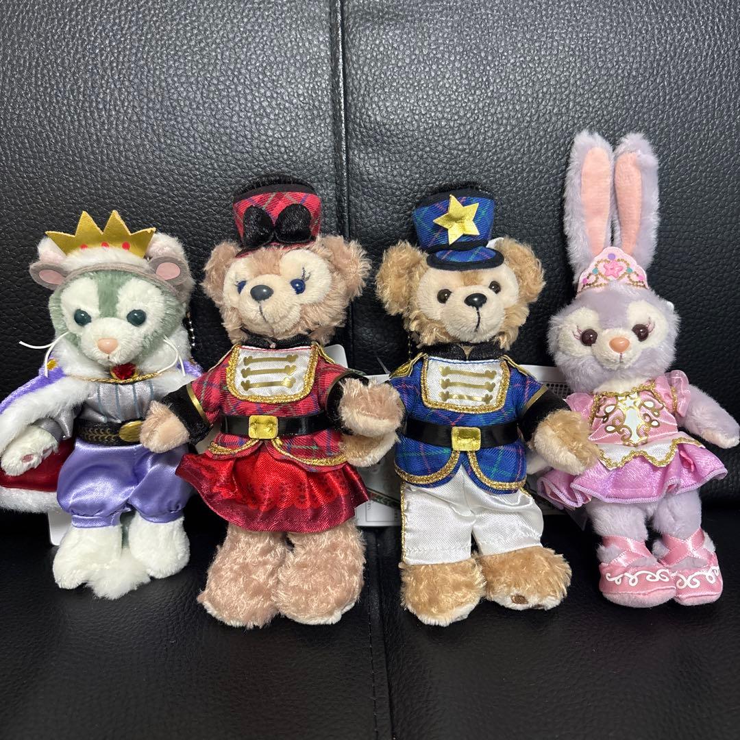 【新品タグ付】ダッフィー&フレンズNutcrabkerぬいは4体セット