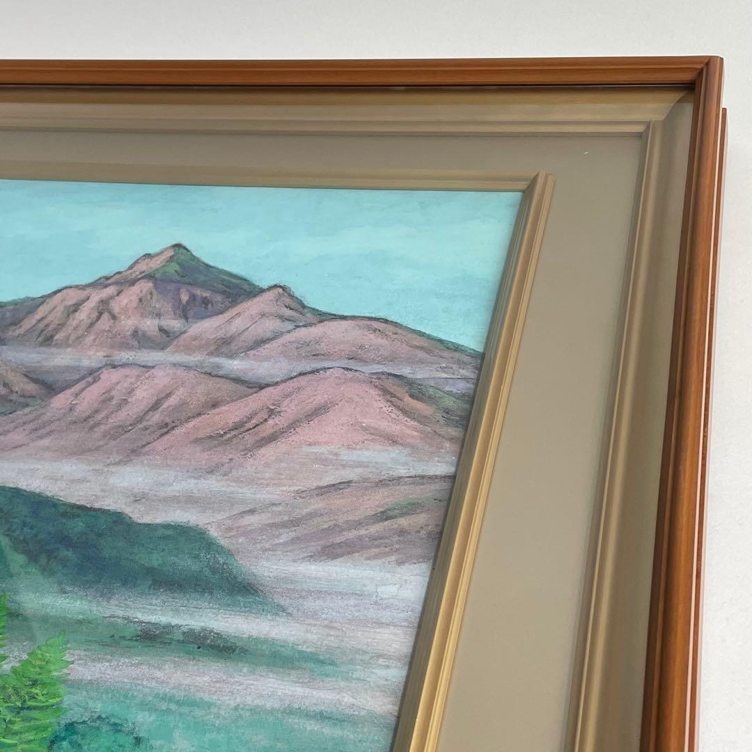 福島県 画家 飯塚栖圃 日本画 裏磐梯 風景画