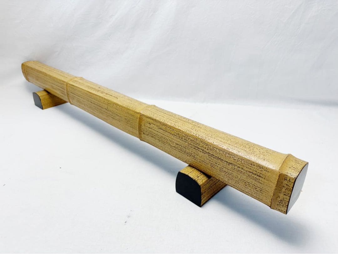 ほぼ未使用 茶道具 四方竹結界 胡麻竹 茶室道具 間仕仕切 竹工芸 衝立 紙箱