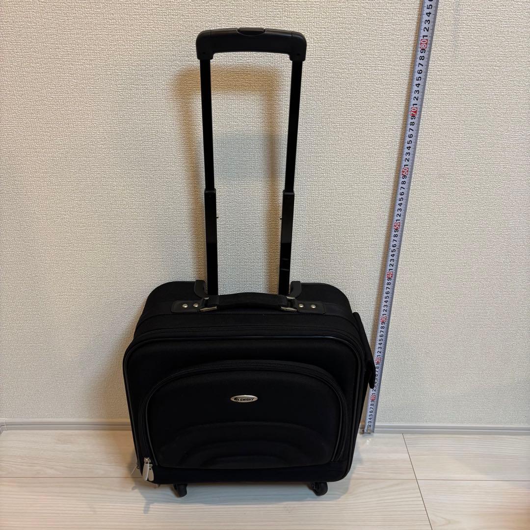 【美品】SWANY スワニーキャリーバッグ キャリーケース　ブラック