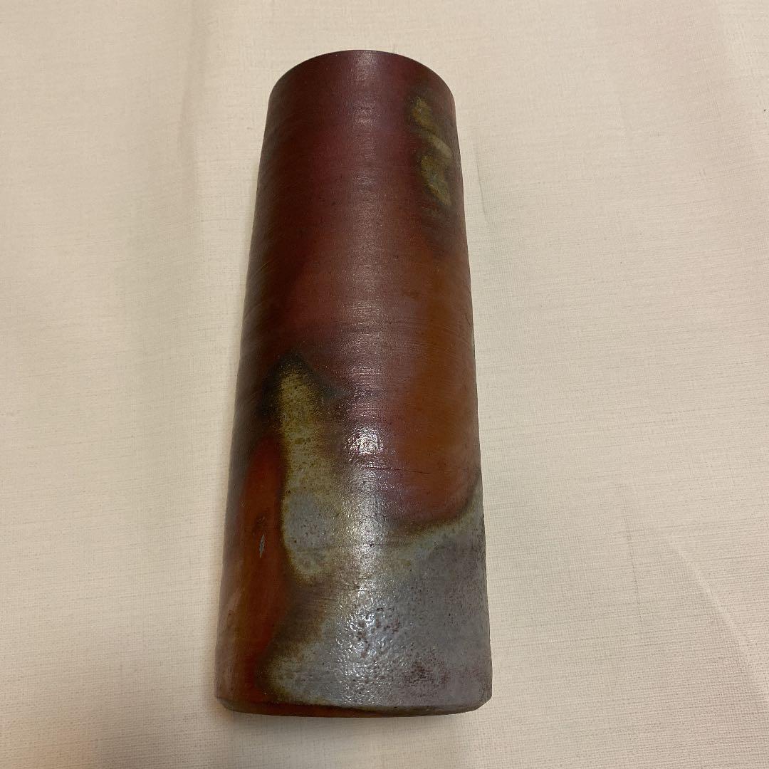 備前焼　松園　花入　花瓶