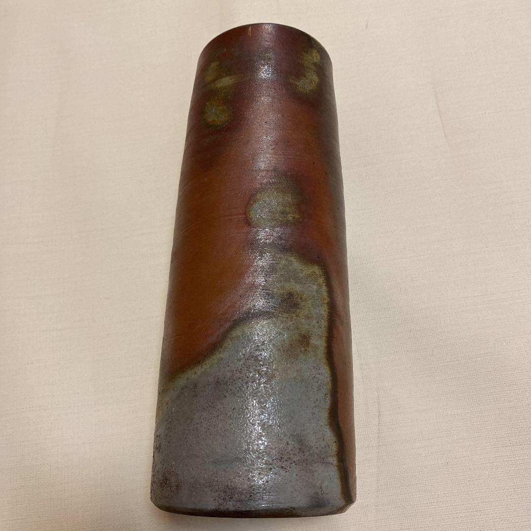 備前焼　松園　花入　花瓶