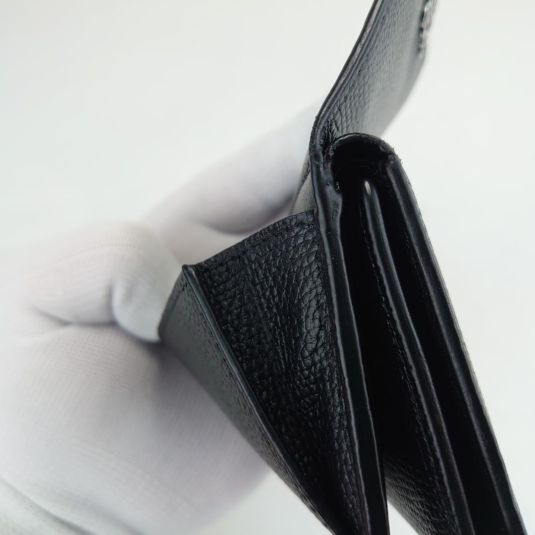 【美品】ロエベ　アナグラム　トライフォールド　Wホック　三つ折り財布　1202