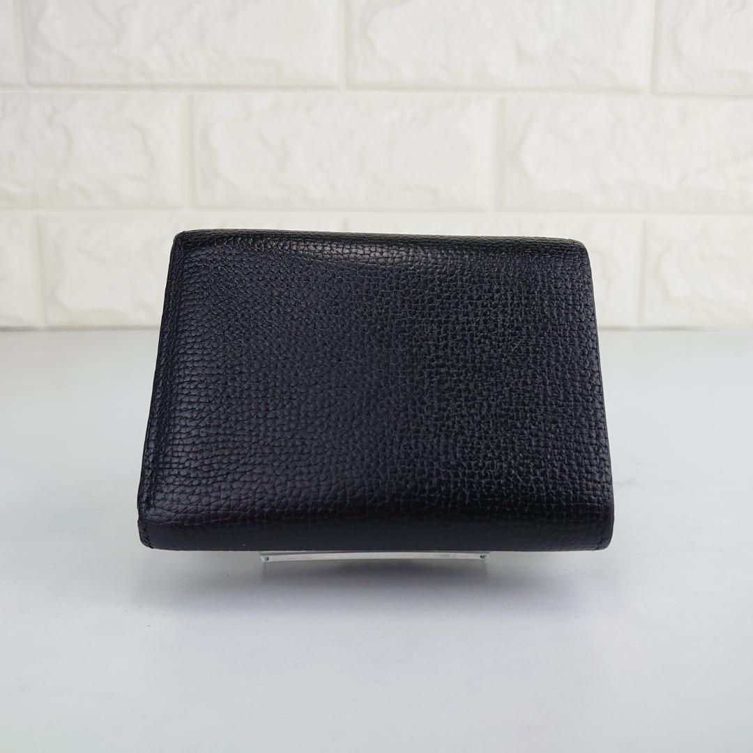 【美品】ロエベ　アナグラム　トライフォールド　Wホック　三つ折り財布　1202