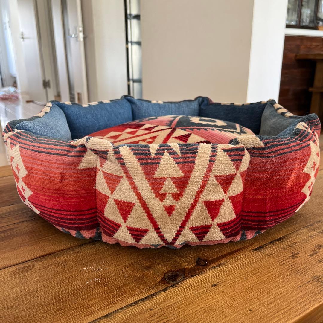 ペットベッド　ハンドメイド459 ペンドルトン　リメイク　猫ベッド　犬ベッド