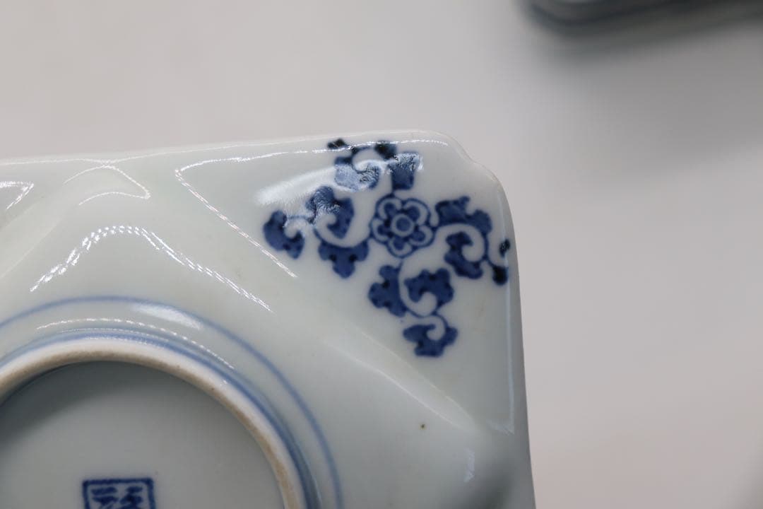 時代　伊万里　染付　寿司皿&豆皿10点セット　送料込み1124