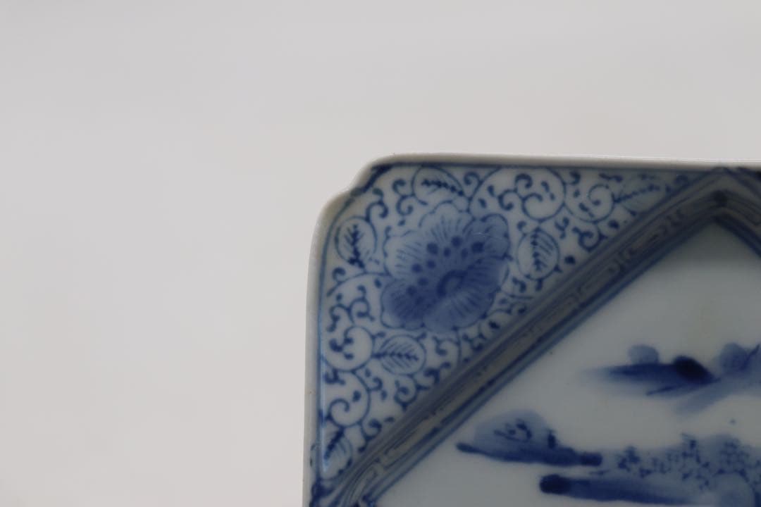 時代　伊万里　染付　寿司皿&豆皿10点セット　送料込み1124