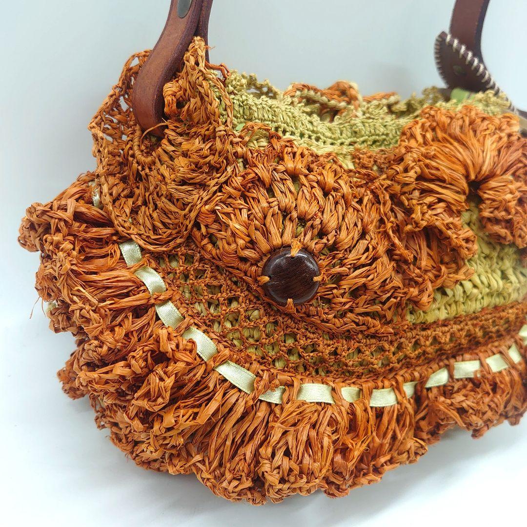 JAMIN PUECH レディース ラフィア ハンドバッグ