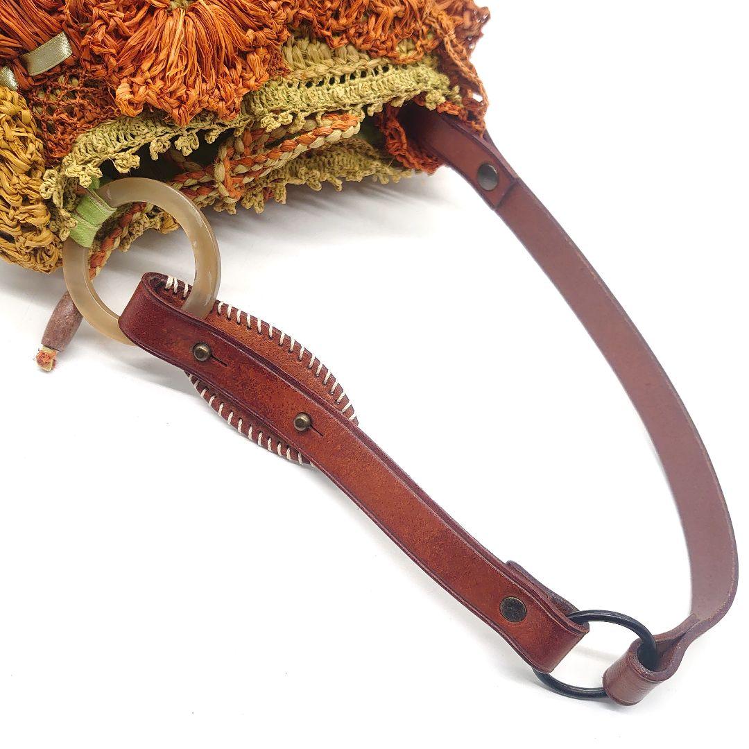 JAMIN PUECH レディース ラフィア ハンドバッグ