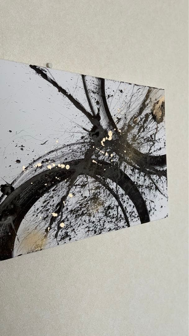 和風/禅/絵画/アート/抽象画/ニュアンス/モダン/ホテル/海外/大きめ/水墨画