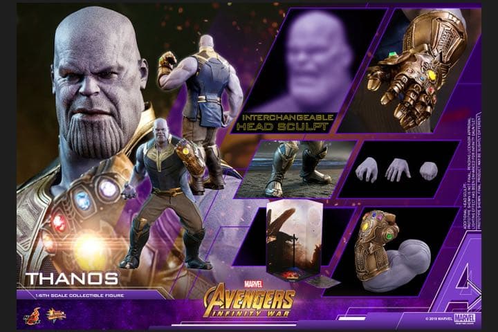 【新品未開封】アベンジャーズ／インフィニティ・ウォー １／６ フィギュア　サノス