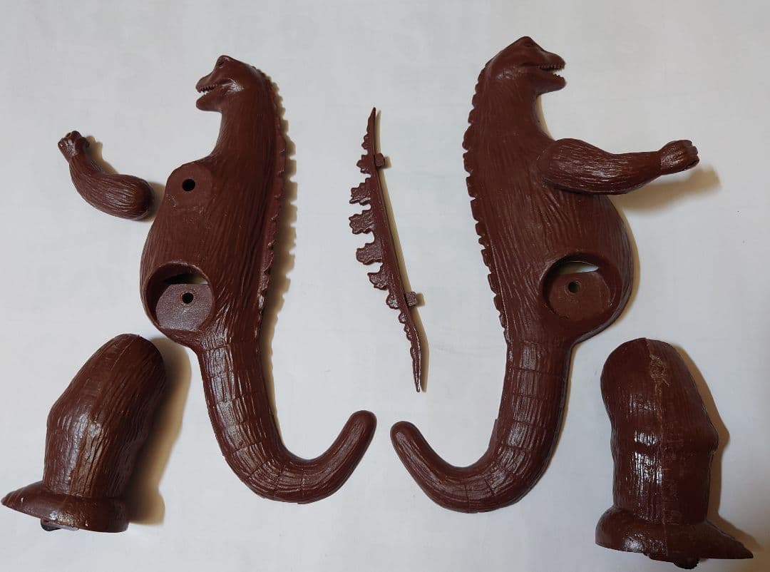 最初期版　ゴジラ　世紀の大怪獣！！マルサン　国産プラモデル第一号　電動プラモデル