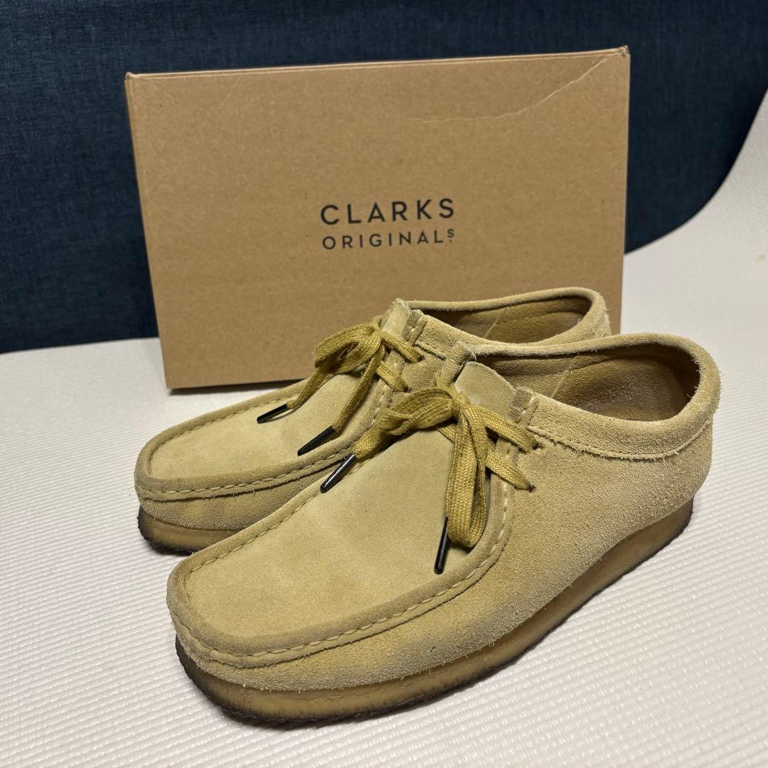 クラークス　ワラビー　メープルスエード　UK7