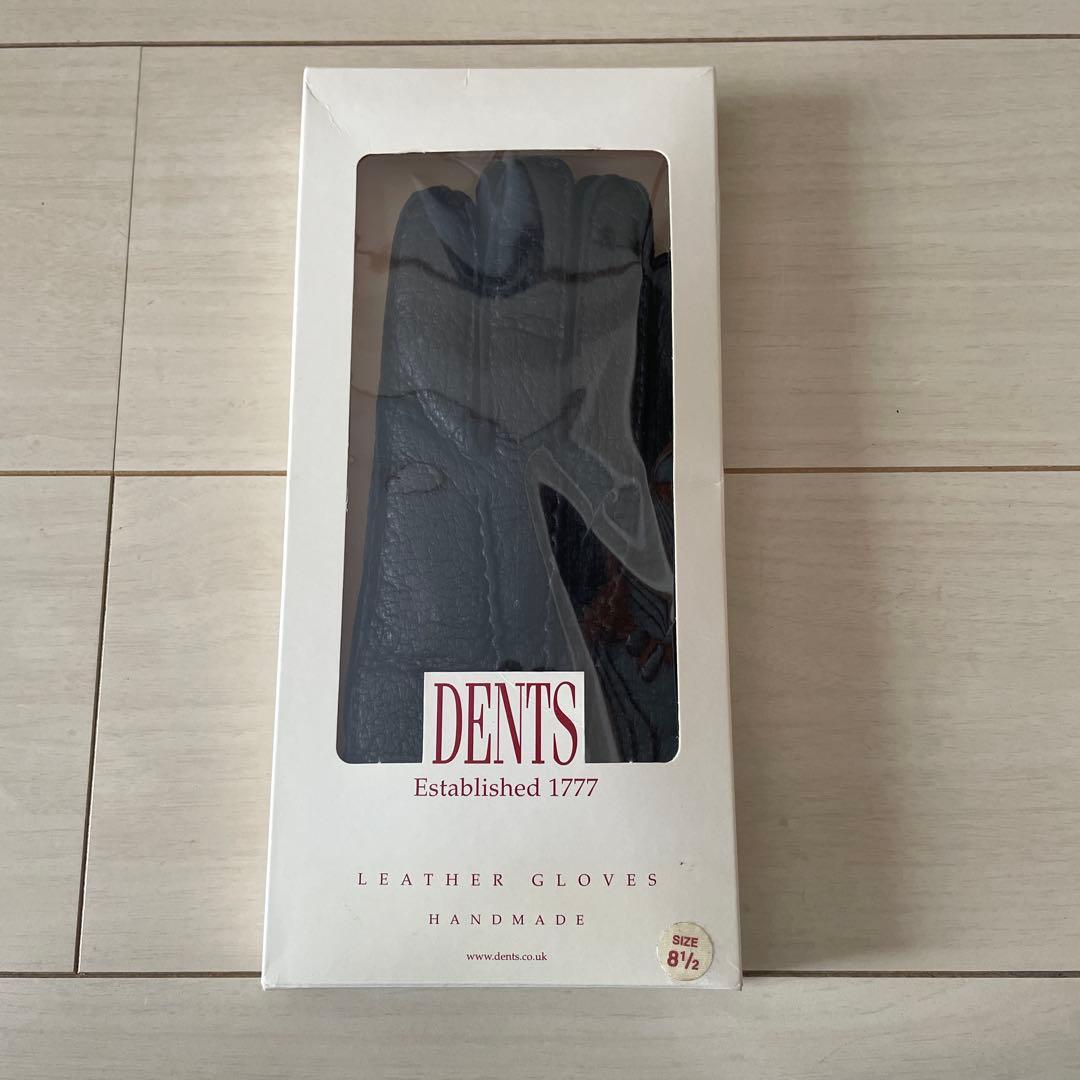 デンツ　DENTS ペッカリー　グローブ　手袋　未使用　黒8ハーフ　箱付き