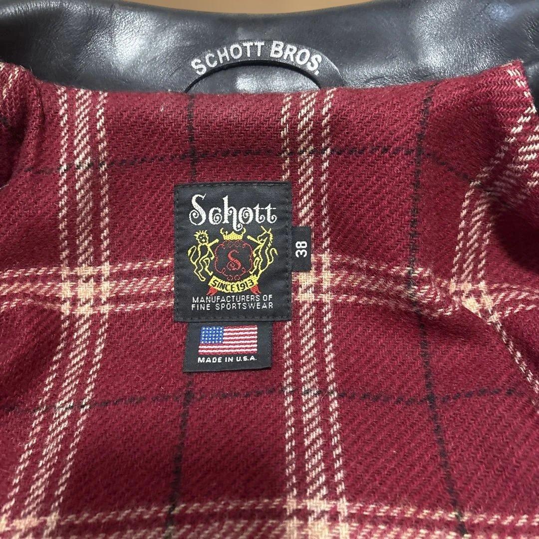 希少‼️美品‼️schottホーウィンレザーライダース6103US 38インチ