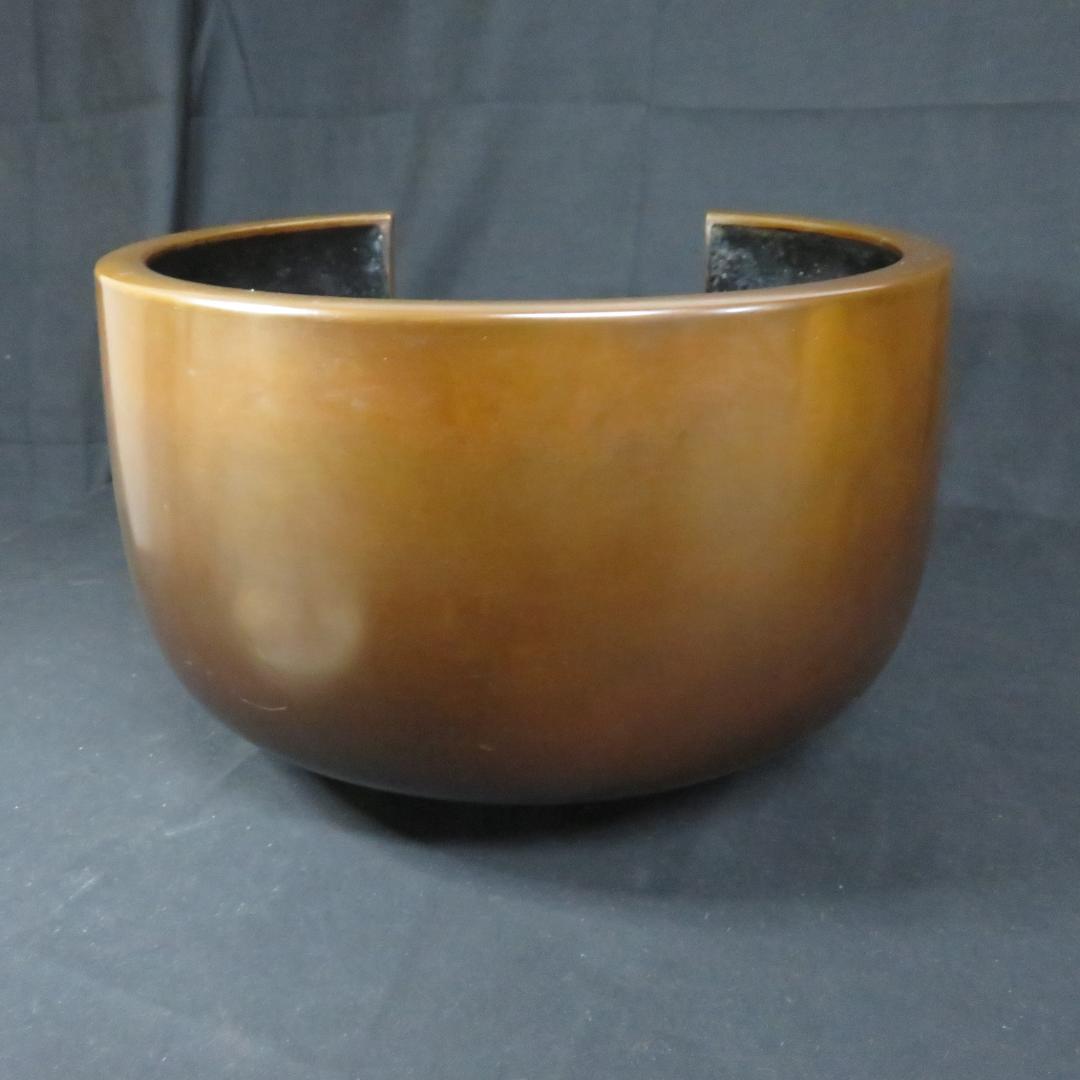 風炉 五徳 茶道具 茶器 炉 鬼爪 唐銅 唐鋼 面取風炉 木箱