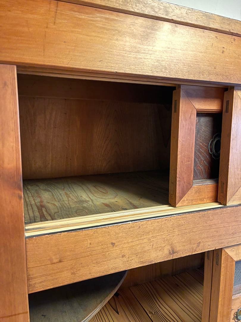 和箪笥　水屋　アンティーク　食器棚　（発送手配の期日有り〜9/21）