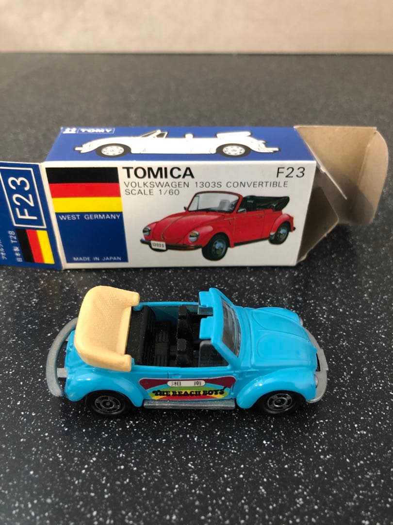 高島屋 特注 トミカ 青箱 F23 フォルクスワーゲン1303S コンバーチブル