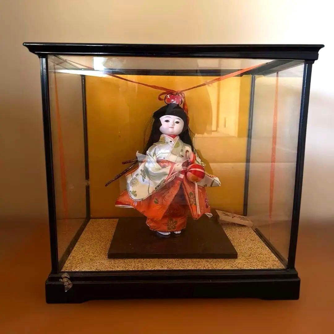 御所人形 花柄 和服