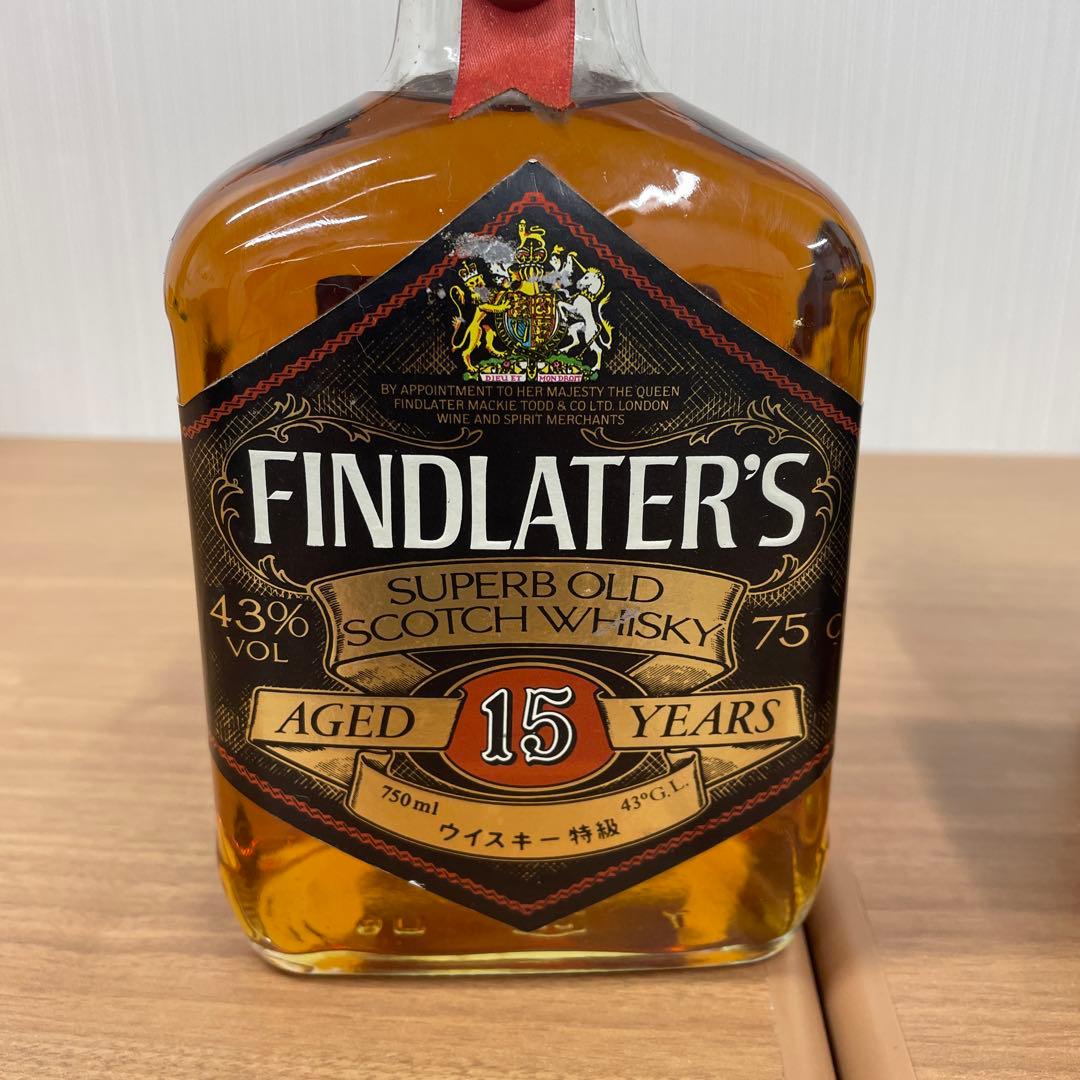 FINDLATER'S 15年 スコッチウイスキー 750ml 4本セット