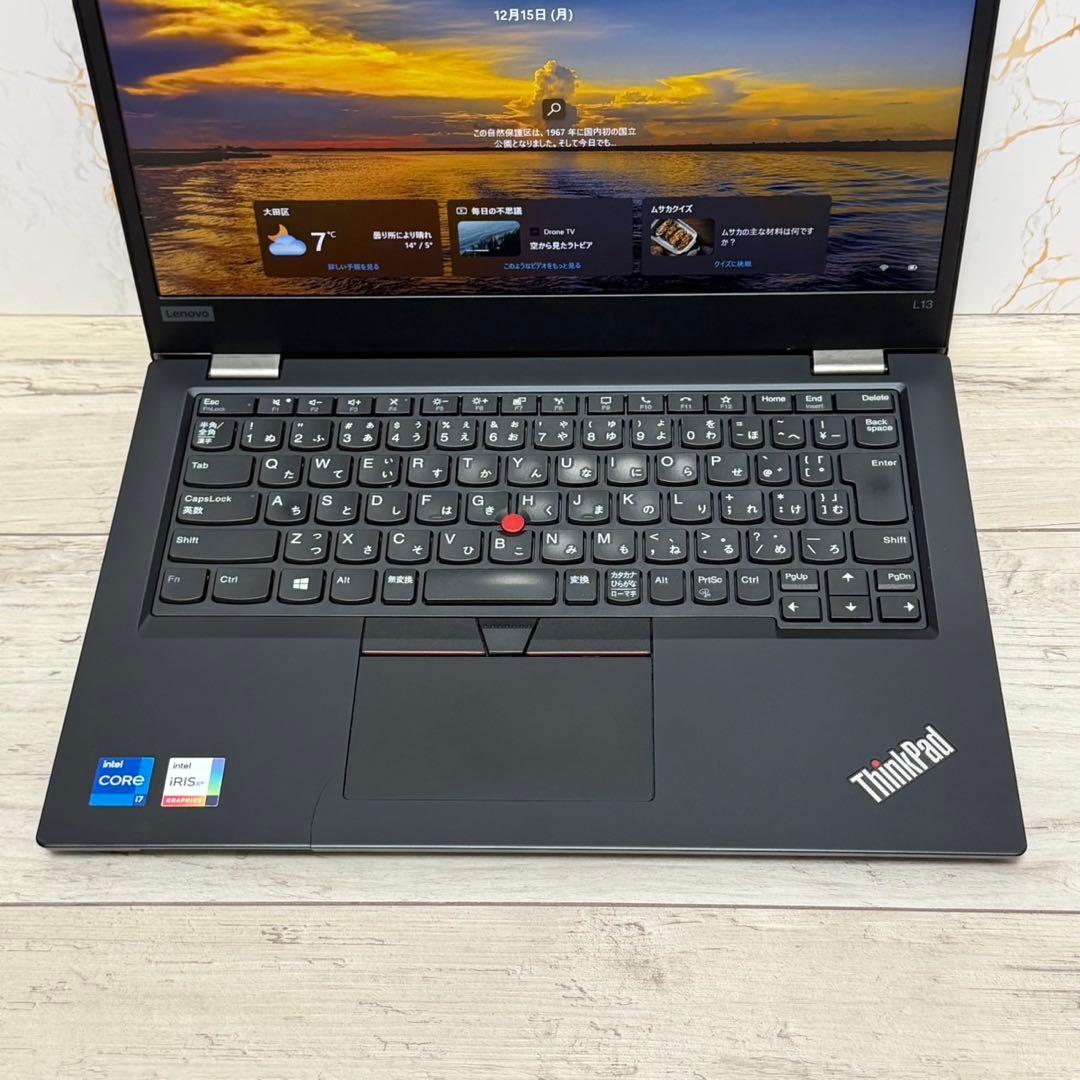 Lenovo ノートPC 11世代i7/ThinkPad/16GB/512GB