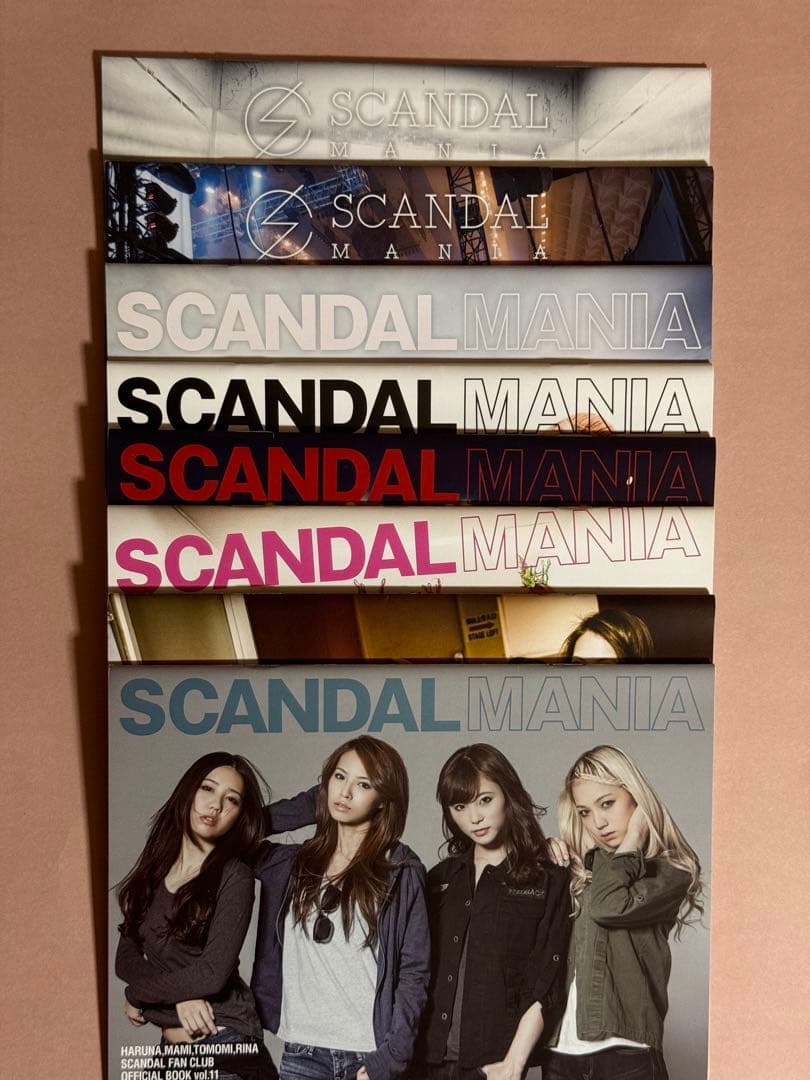 SCANDAL MANIA 会報39冊　vol.3〜41まで。