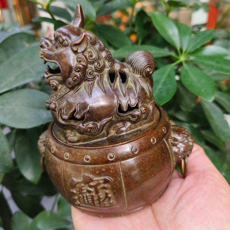 銅器 香炉 神獣香炉 香道具 茶道具 工芸品 置物