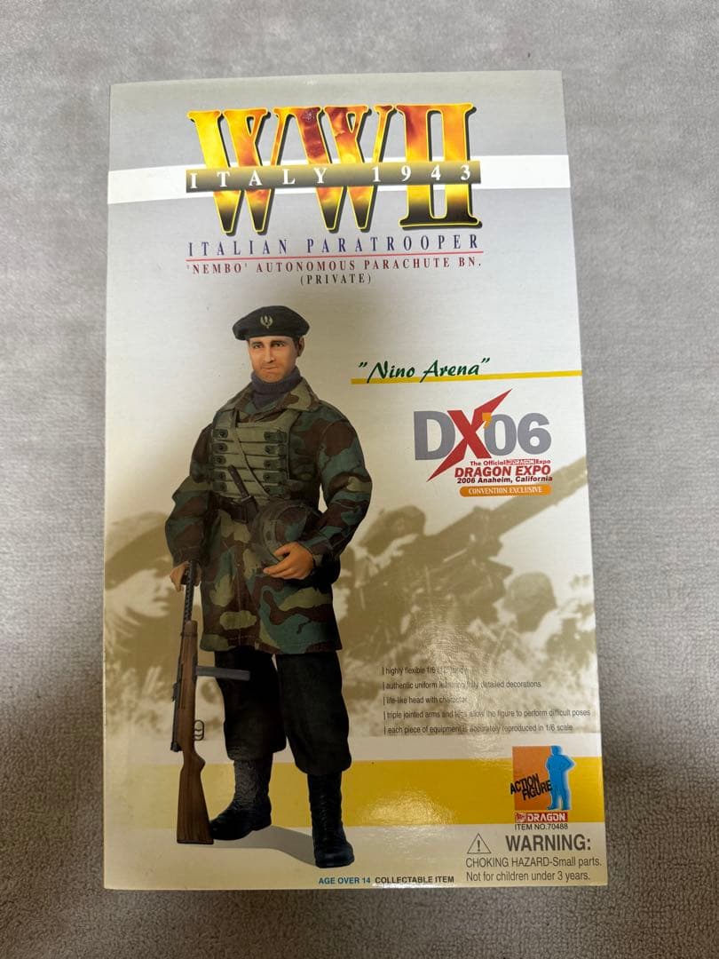 ドラゴンモデルズ　1/6WW2イタリア軍空挺兵　フィギュア　レア