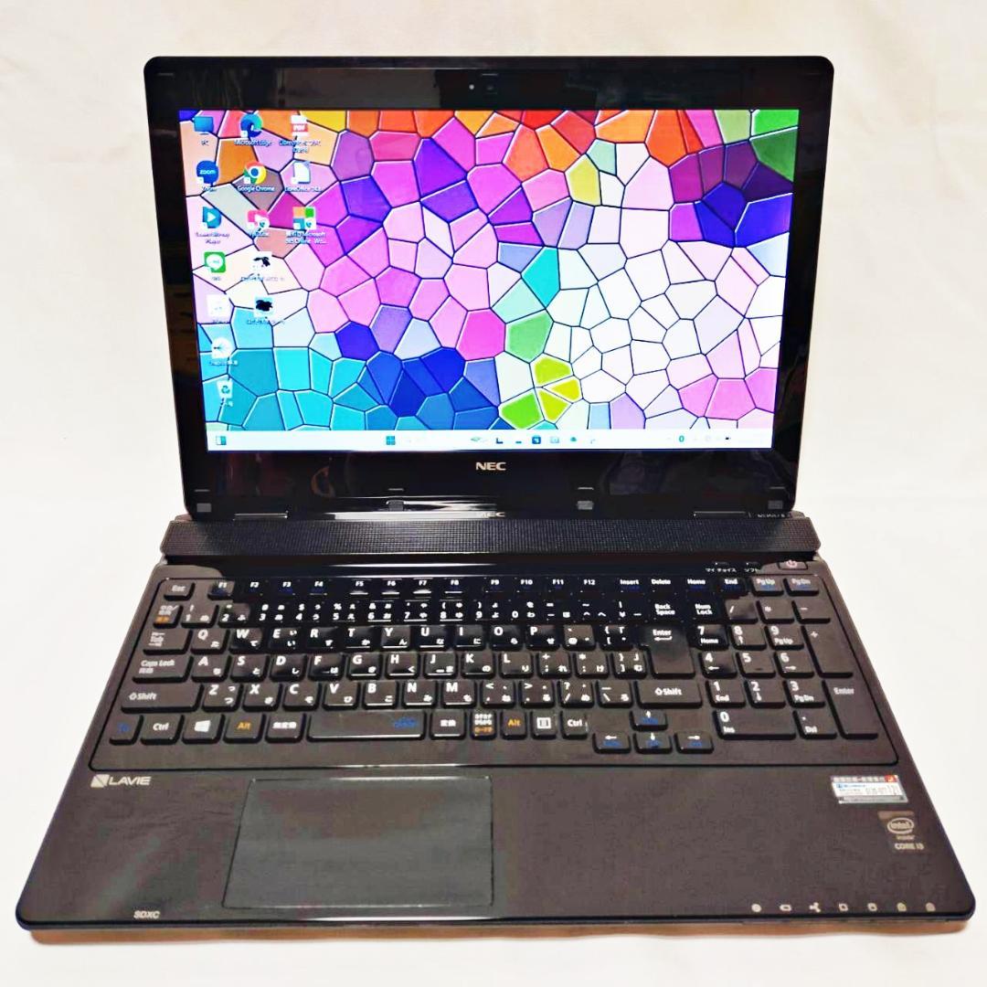 【美品】新品SSD256G・メモリ8Gで爆速！★設定済 Lavieノートパソコン