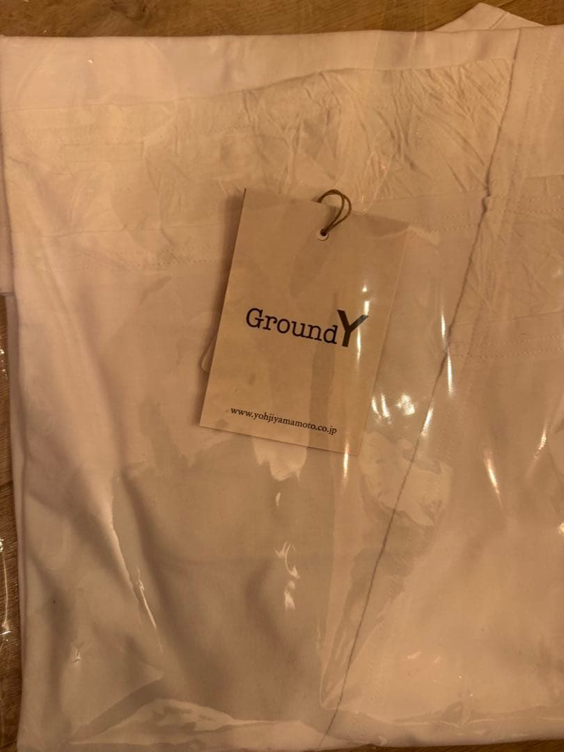 Ground Y シャツ ホワイト サイズ3 新品 ヨウジ