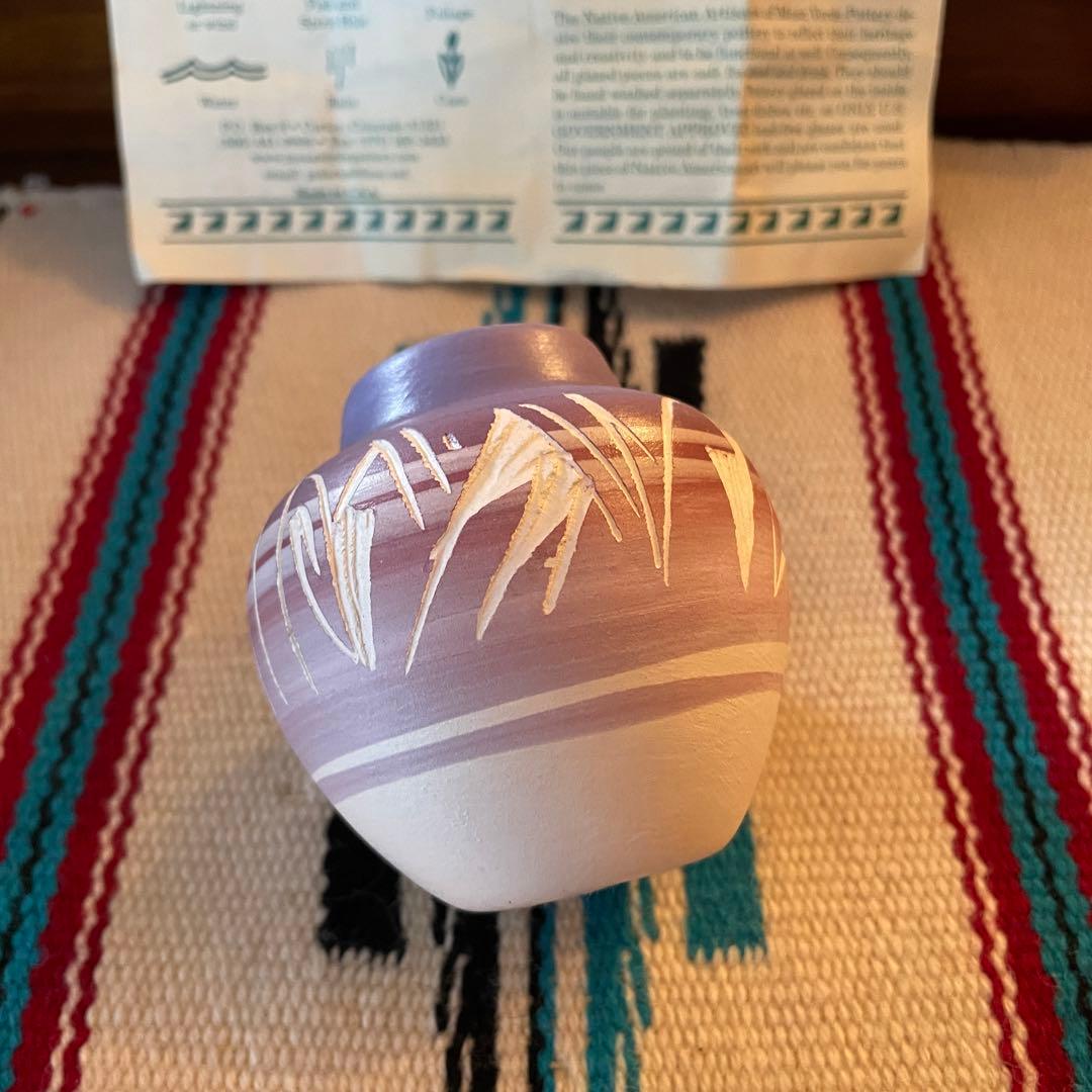 希少品！ネイティブアメリカン　navajo 壷　ナバホ族プエブロヴィンテージ雑貨