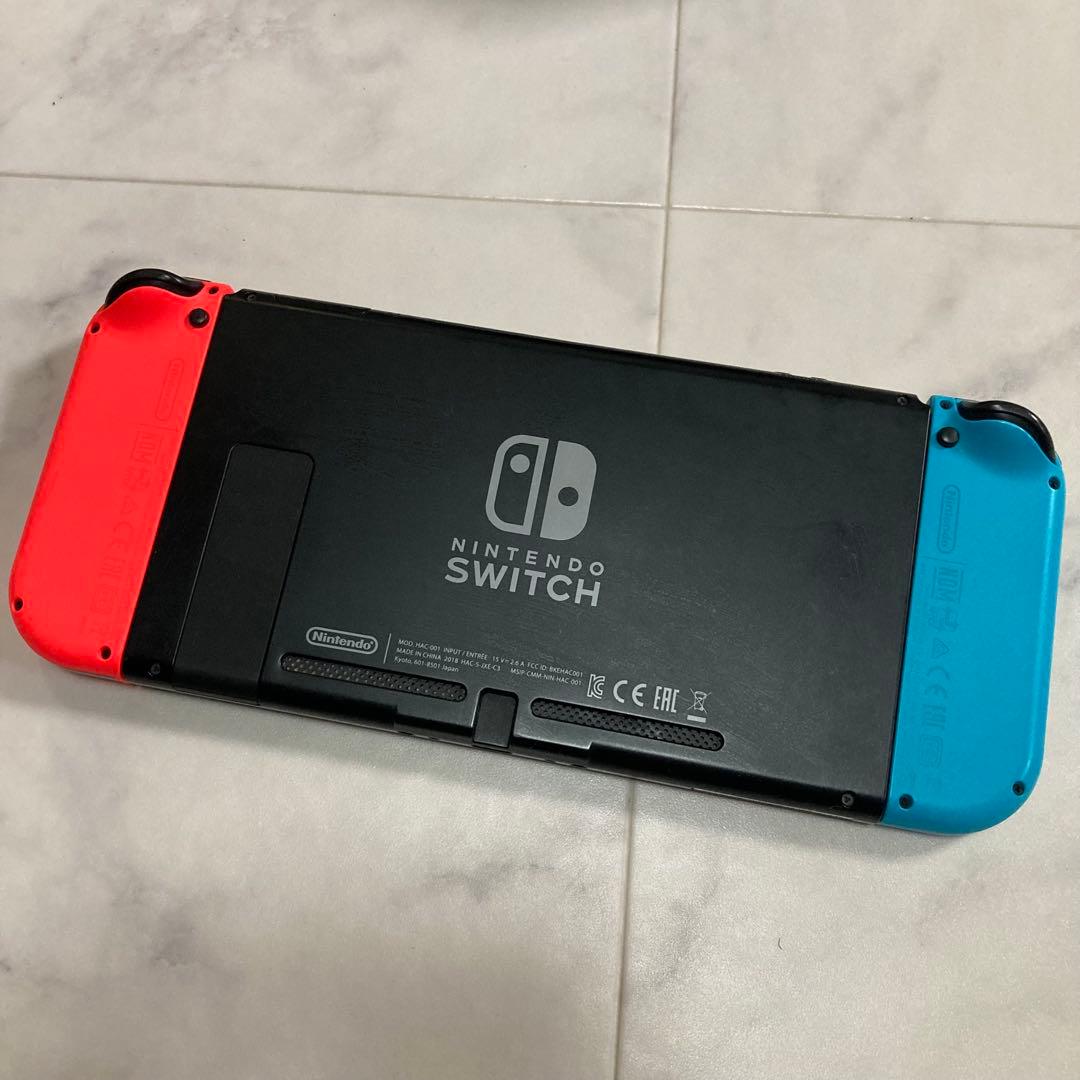 任天堂スイッチ 本体 ジョイコン4個 ジョイコンハンドル2個