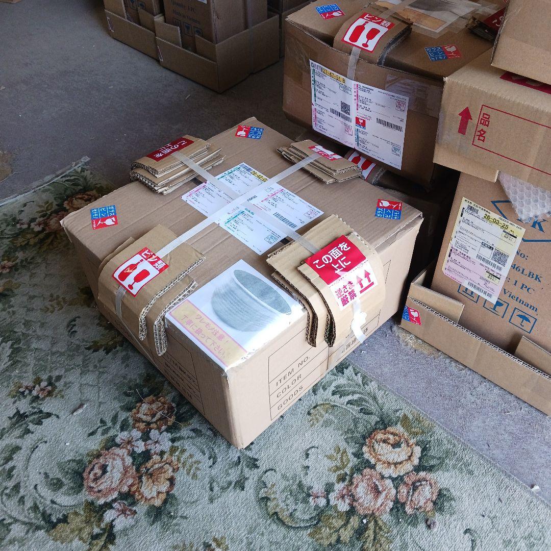 新品　∅51　特大　陶器　睡蓮鉢　手造り　メダカ鉢　難有　ラピスブルー　青LDB