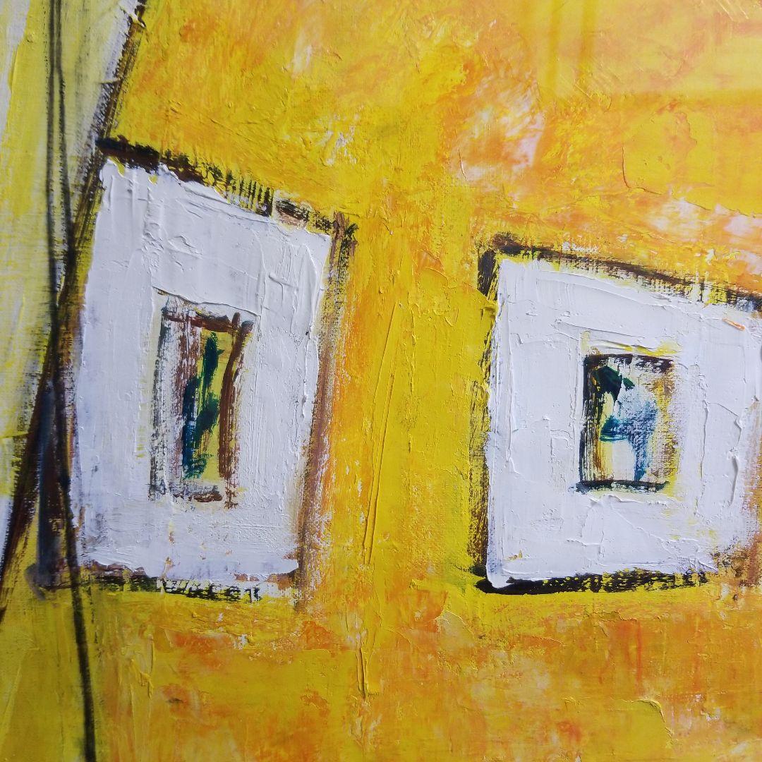 現代ア-ト 作家　大型油絵　油彩　肉筆　美術品　インテリア　部屋風景画　アート